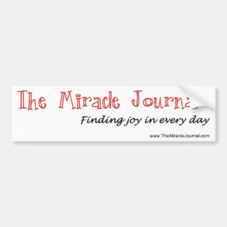 Freude an jeden Tag - Wunder-Zeitschrift finden Autoaufkleber