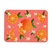 Freude an Orangen und Orangenblüten Magnet (Horizontal)