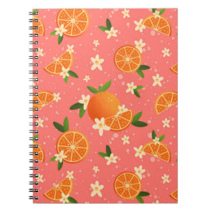 Freude an Orangen und Orangenblüten Notizblock