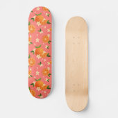 Freude an Orangen und Orangenblüten Skateboard (Vorderseite)