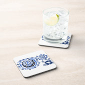 Freude an Schneeflocken Getränkeuntersetzer (Rechte Seite)