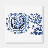 Freude an Schneeflocken Magnet (Vorne)