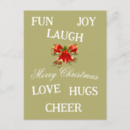 Freude an Weihnachten Postkarte