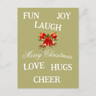 Freude an Weihnachten Postkarte