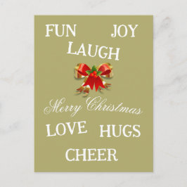 Freude an Weihnachten Postkarte