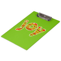 Freude an Weihnachten, Rot und Grün Streifen