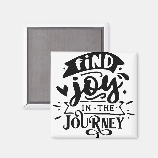 Freude auf der Reise Magnet (Vorderseite/Rückseite)