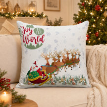 Freude auf der Welt Santa-Schlitten Weihnachten