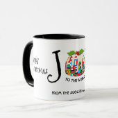 FREUDE AUF DIE WELTweihnachtszeit Tasse (Vorderseite Links)