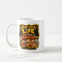 Freude ausstrahlen kaffeetasse