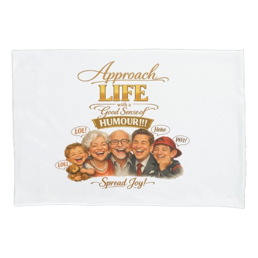 Freude ausstrahlen  kissenbezug (Vorderseite)