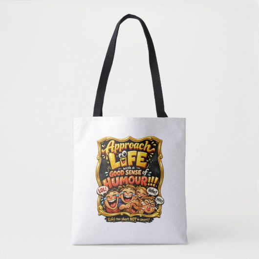 Freude ausstrahlen tasche (Vorderseite)