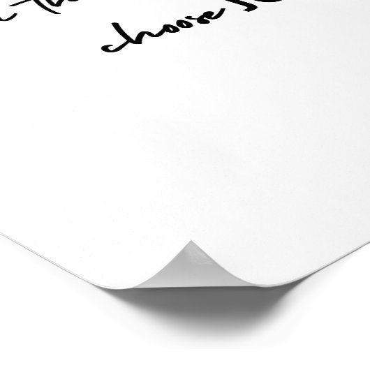 Freude aussuchen. In allem. Poster & Prints (Ecke)