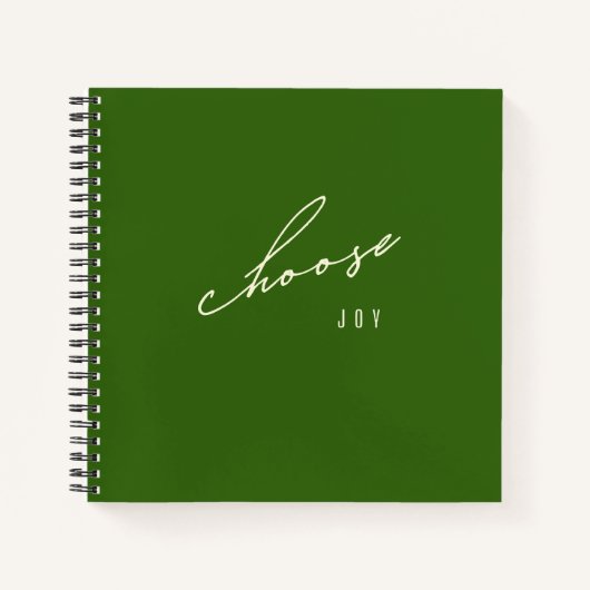 Freude aussuchen. Notebooks und Journale Notizblock (Vorderseite)