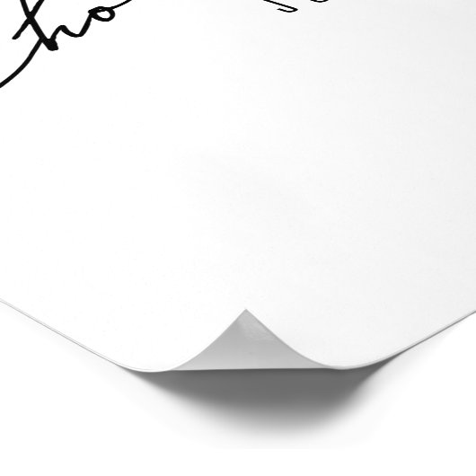 Freude aussuchen. Poster & Prints (Ecke)