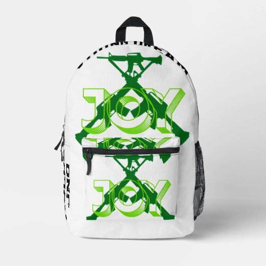 Freude BAG Bedruckter Rucksack (Vorderseite)