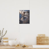 Freude / Ballerina / Blumenfeld Poster (Küche)