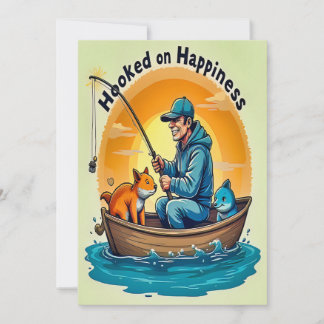 Freude beim Fischen Einladung