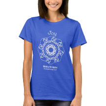 Freude-Beschwörungsformelmandala-T - Shirt