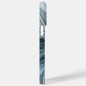 Freude Blume Abstrakt Blue Gray Fraktal Case-Mate iPhone Hülle (Rückseite / Rechts)