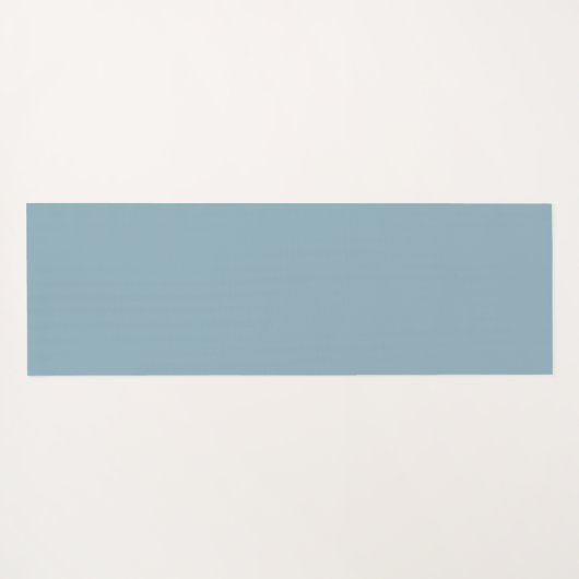 Freude Blume Abstrakt Blue Gray Fraktal Yogamatte (Rückseite (Horizontal))