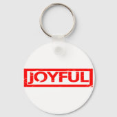 Freude Briefmarke Schlüsselanhänger (Rückseite)