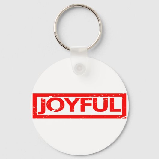 Freude Briefmarke Schlüsselanhänger (Rückseite)