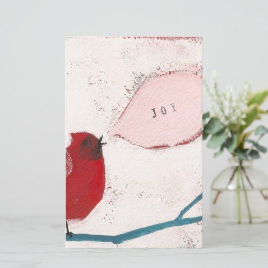 Freude! Briefpapier (Stehend Vorderseite)