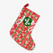 FREUDE Chiropraktik-dekorativer WeihnachtsStrumpf Kleiner Weihnachtsstrumpf (Vorderansicht (hängend))