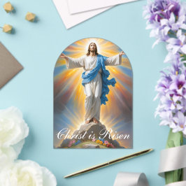 Freude Christus ist Risen Acryleinladungen