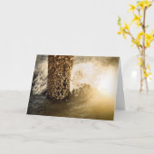 Freude! Der große Sturm ist vorbei! Karte (Gelbe Blume)