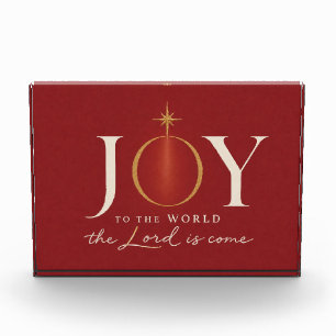 FREUDE DER WELT Christliches Weihnachten Fotoblock