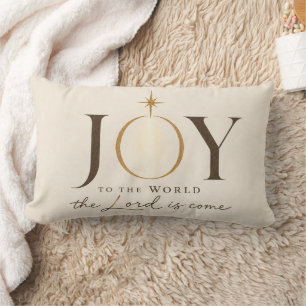 FREUDE DER WELT Christliches Weihnachten Lendenkissen
