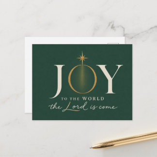 FREUDE DER WELT | Christliches Weihnachten Postkarte