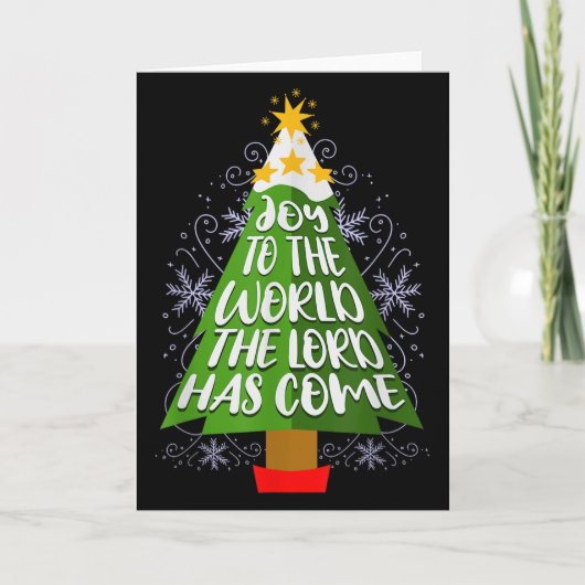 Freude der Welt, der Herr ist gekommen, Christ Karte (Vorderseite)