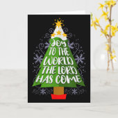 Freude der Welt Der Herr ist gekommen Christlich C Karte (Gelbe Blume)