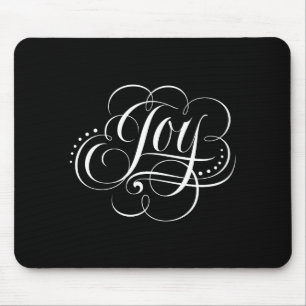 Freude Der Welt Fancy Swirly Elegantes Weihnachten Mousepad
