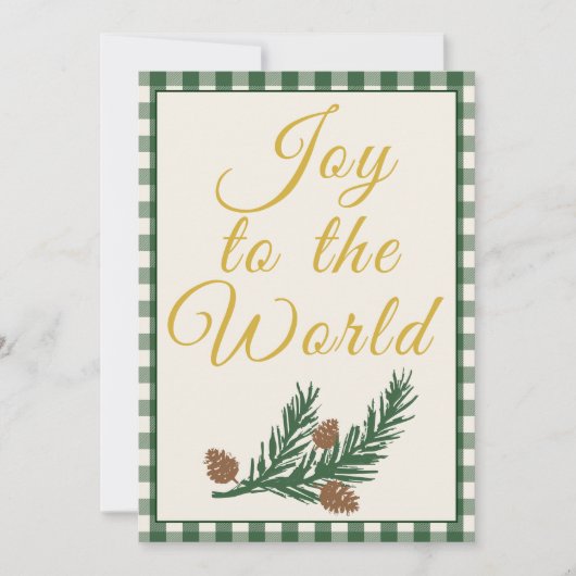 Freude der Welt Grüne Botanische Weihnachten (Vorderseite)