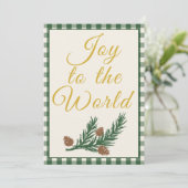 Freude der Welt Grüne Botanische Weihnachten (Stehend Vorderseite)