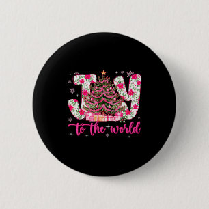 Freude Der Welt Jesus Christlicher Feiertag Xmas C Button