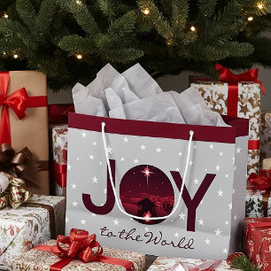 Freude der Welt Krippen Großer Geschenkbeutel Große Geschenktüte