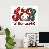 Freude Der Welt Plakat (Heimbüro)