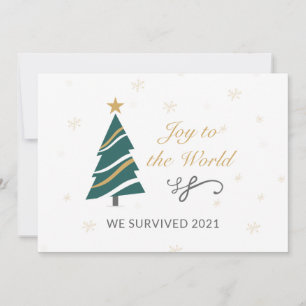 Freude der Welt Unternehmensgruppe wir haben 2021 Feiertagskarte