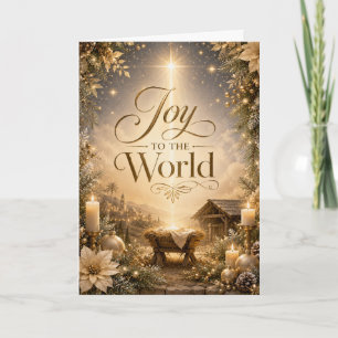 Freude der Welt Weihnachten Geburt Christi Karte