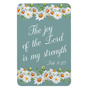Freude des Herrn, meine Stärke, christlicher Bibel Magnet
