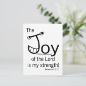 Freude des Herrn Postkarte (Stehend Vorderseite)