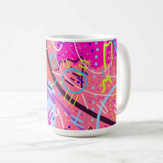 Freude erleben kaffeetasse (VorderseiteRechts)