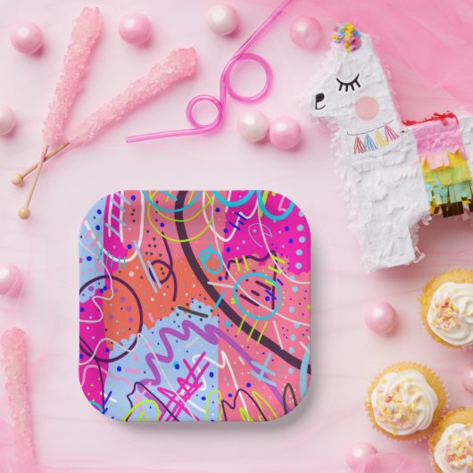 Freude erleben pappteller (Party)