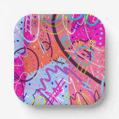 Freude erleben pappteller (Vorderseite)