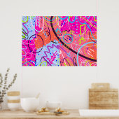 Freude erleben poster (Küche)